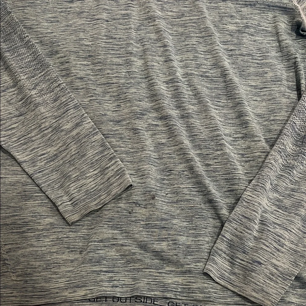 Lululemon Metal Vent Tech Long Sleeve Crew Shirt Blue Men’s Size Large
